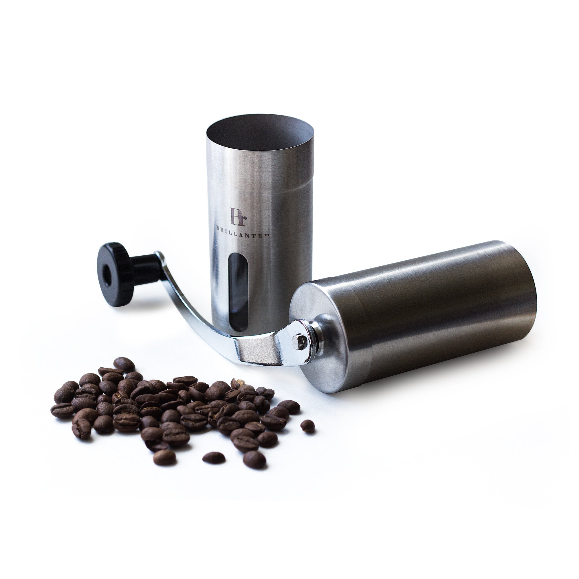 Brillante™ BR-MCG-SS1 Manual Burr Coffee Grinder