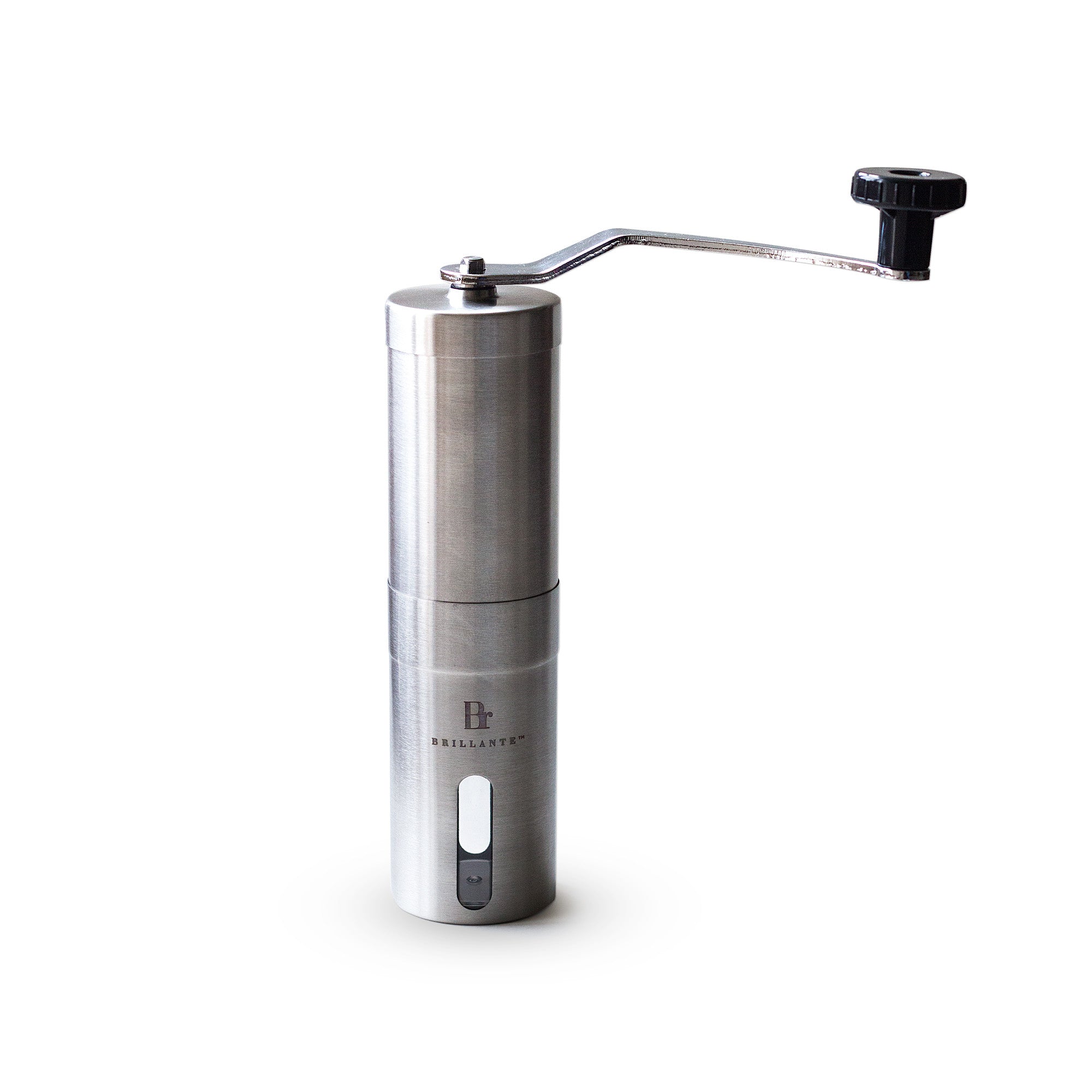 Brillante™ BR-MCG-SS1 Manual Burr Coffee Grinder